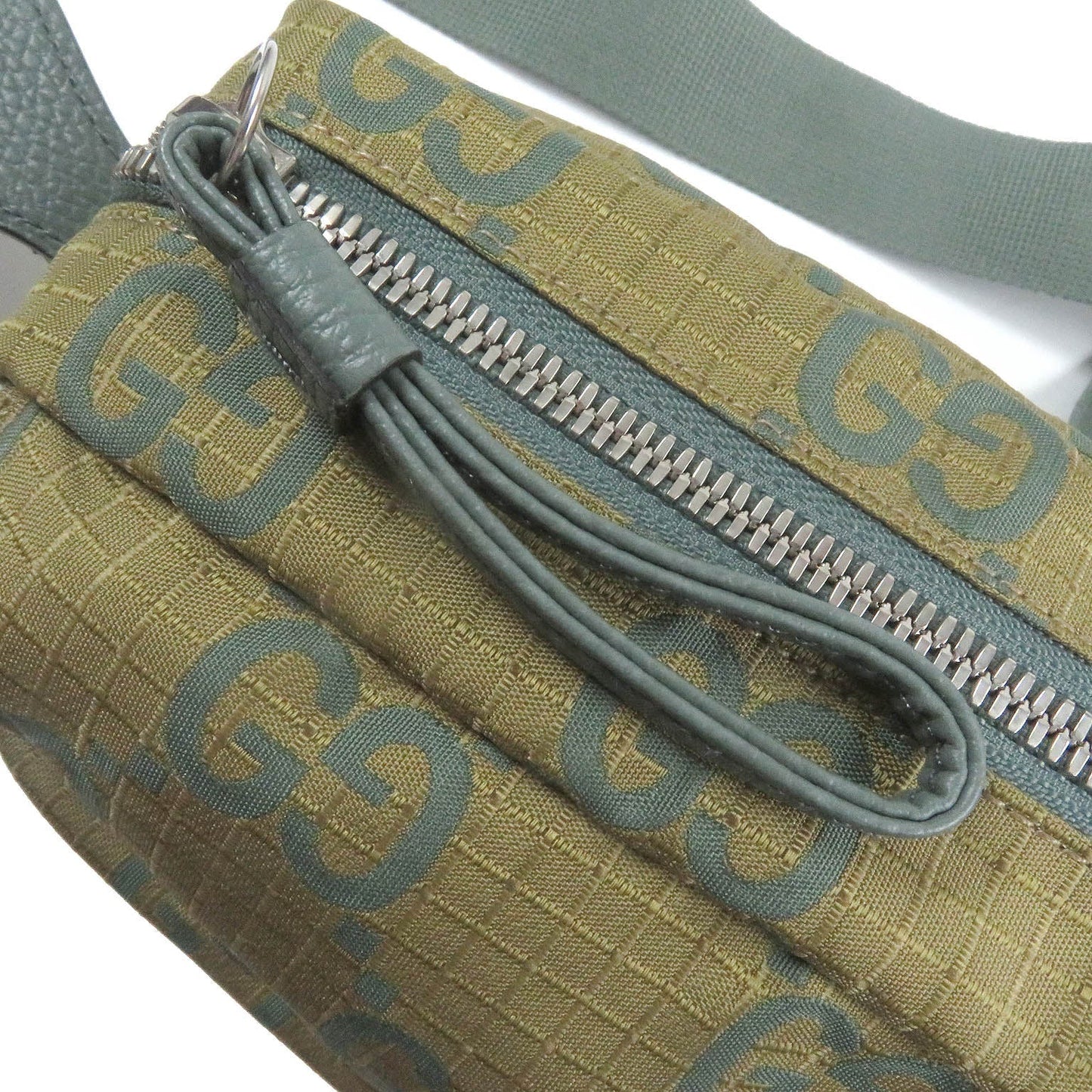 GUCCI Shoulder Bag 767931 Part: Leather khaki mens Used