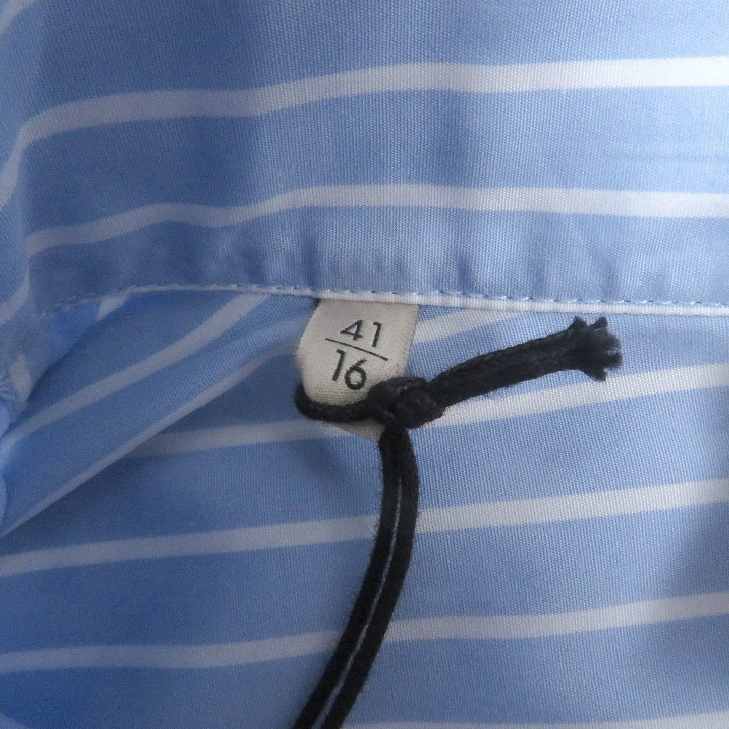GUCCI Long sleeve shirt 680788 Main: 100% cotton, Part: 100% polyester blue mens 41 Used