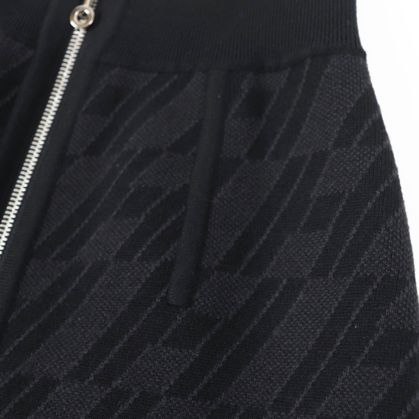 HERMES skirt 3H2300D2 Main: 88% wool, Main: 10% cashmere, Main: 2% polyurethane, Part: 84% wool, Part: 9% cashmere Black Grey Women 34 Used