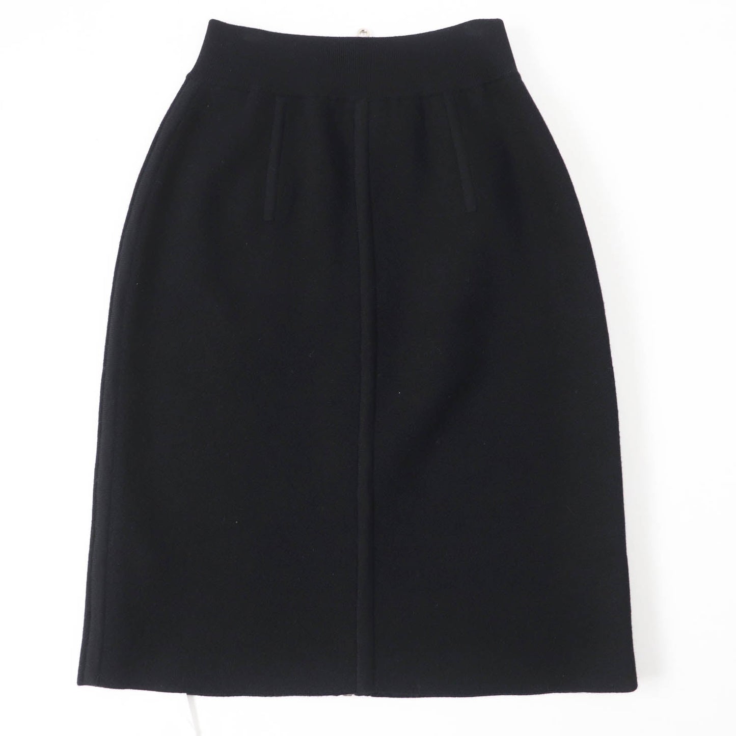 HERMES skirt 3H2300D2 Main: 88% wool, Main: 10% cashmere, Main: 2% polyurethane, Part: 84% wool, Part: 9% cashmere Black Grey Women 34 Used