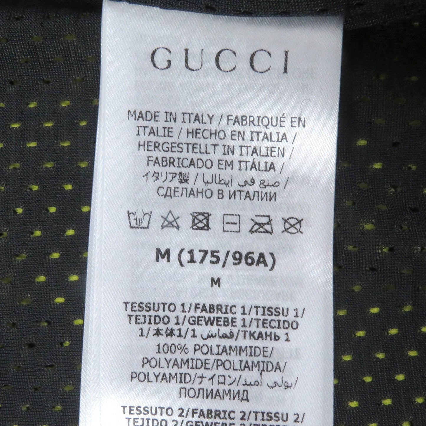 GUCCI Jacket 752157 Outer: 100% nylon, some: 96% nylon, some: 4% polyurethane, some: 61% polyurethane, some: 39% polyester beige mens M Used