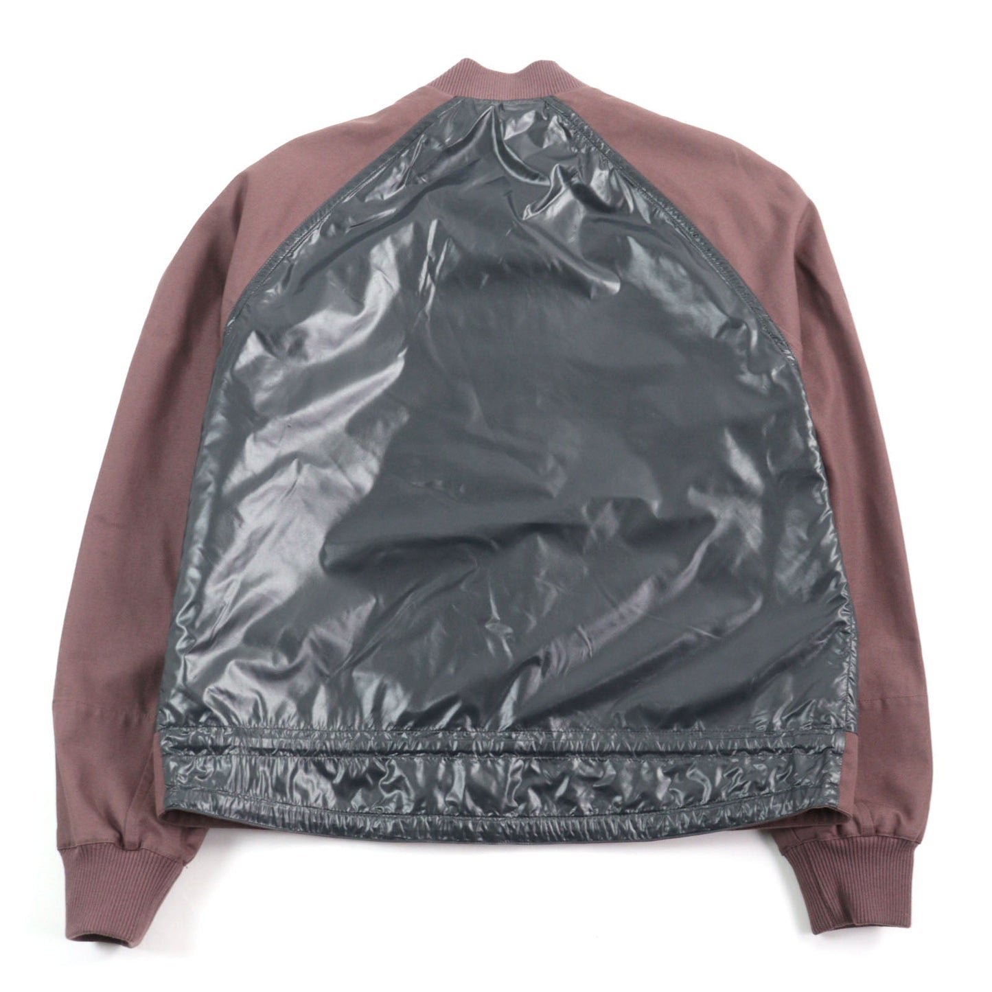 HERMES Jacket 21-5514 Main: 100% cotton, part: 100% nylon, part: 81% cotton, part: 16% nylon, part: 3% polyurethane Purple Khaki Gray mens 54 Used