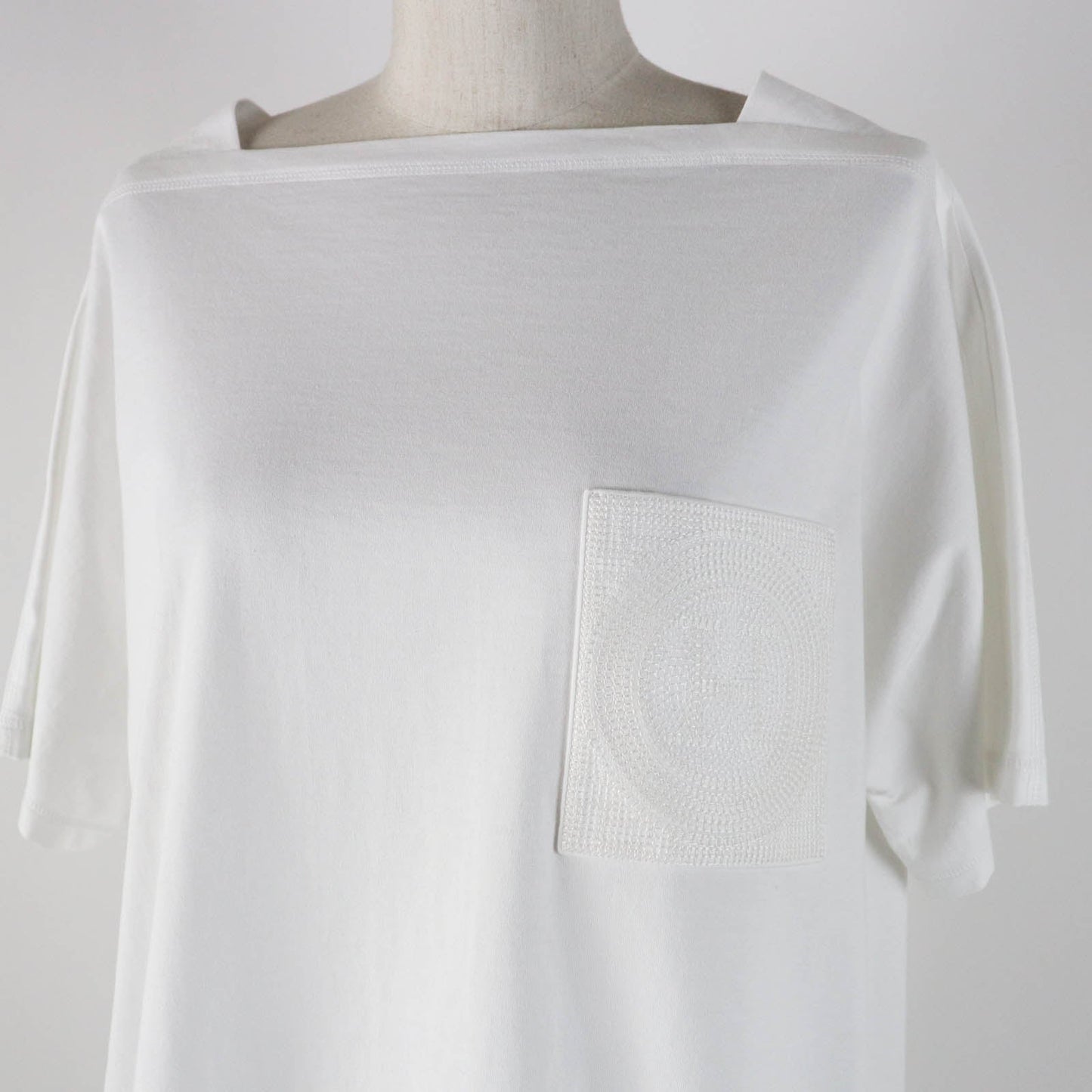 HERMES Short sleeve T-shirt 3H4615DL Main: 100% cotton white Women 38 Used