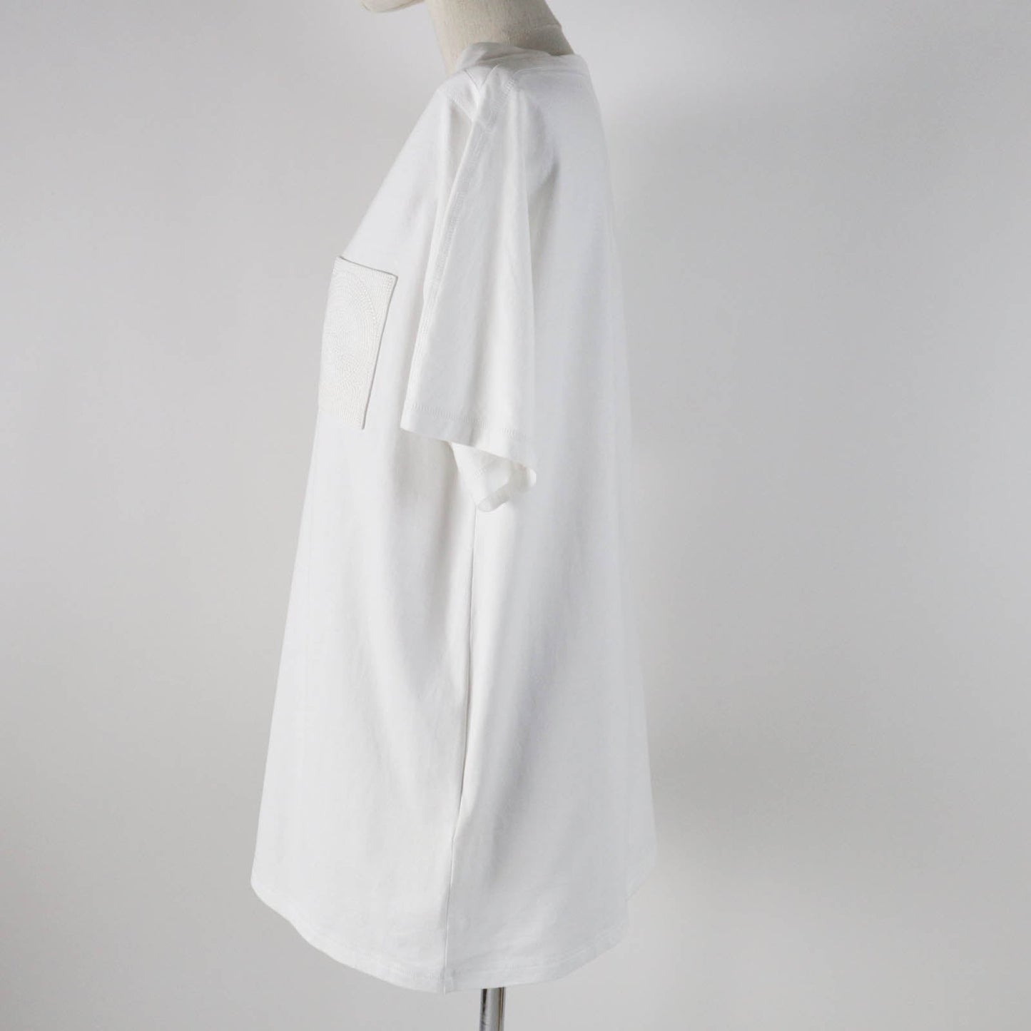 HERMES Short sleeve T-shirt 3H4615DL Main: 100% cotton white Women 38 Used