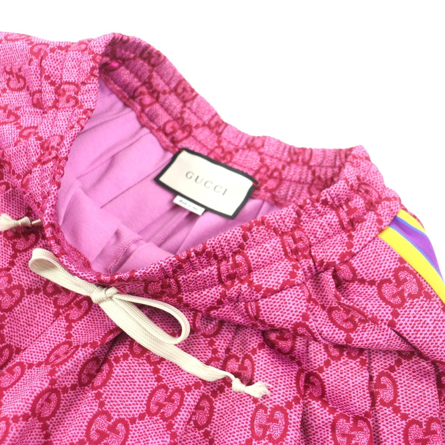 GUCCI Shorts 550599 Outer material: 55% polyester, Outer material: 45% cotton, Part: 100% nylon Pink red Women S Used