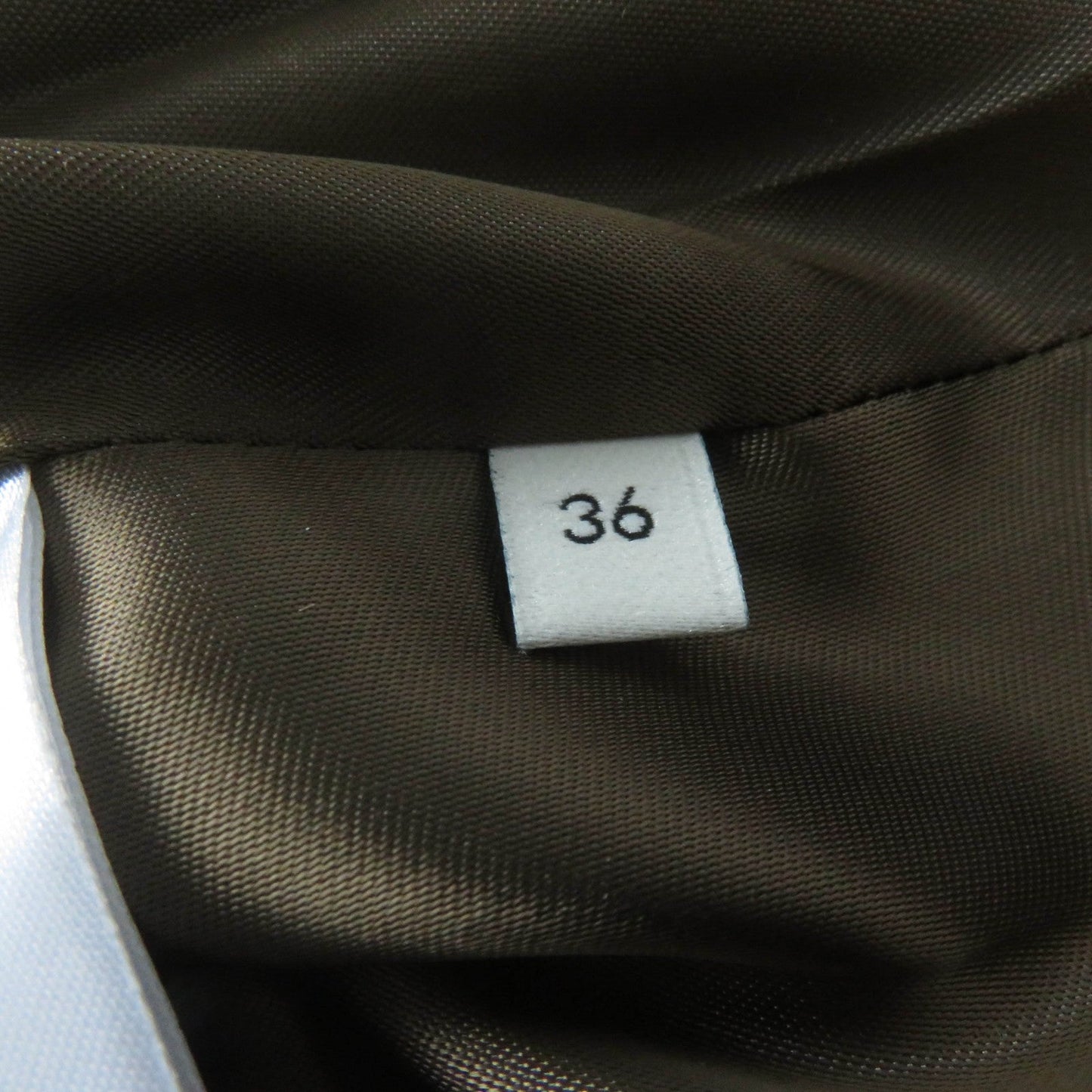 GUCCI flare skirt 626888 Main: Cowhide, Lining: Rayon 68%, Lining: Silk 32%, Part: Acrylic 46%, Part: Wool 46% Brown Women 36 Used