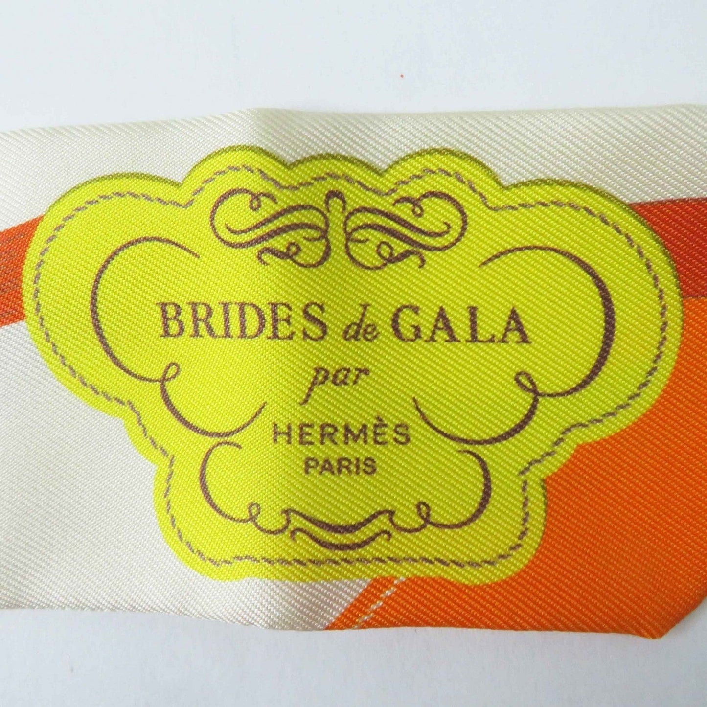 HERMES scarf Main: 100% silk multicolor Twilly BRIDES de GALA Ceremony Bridle Women Used