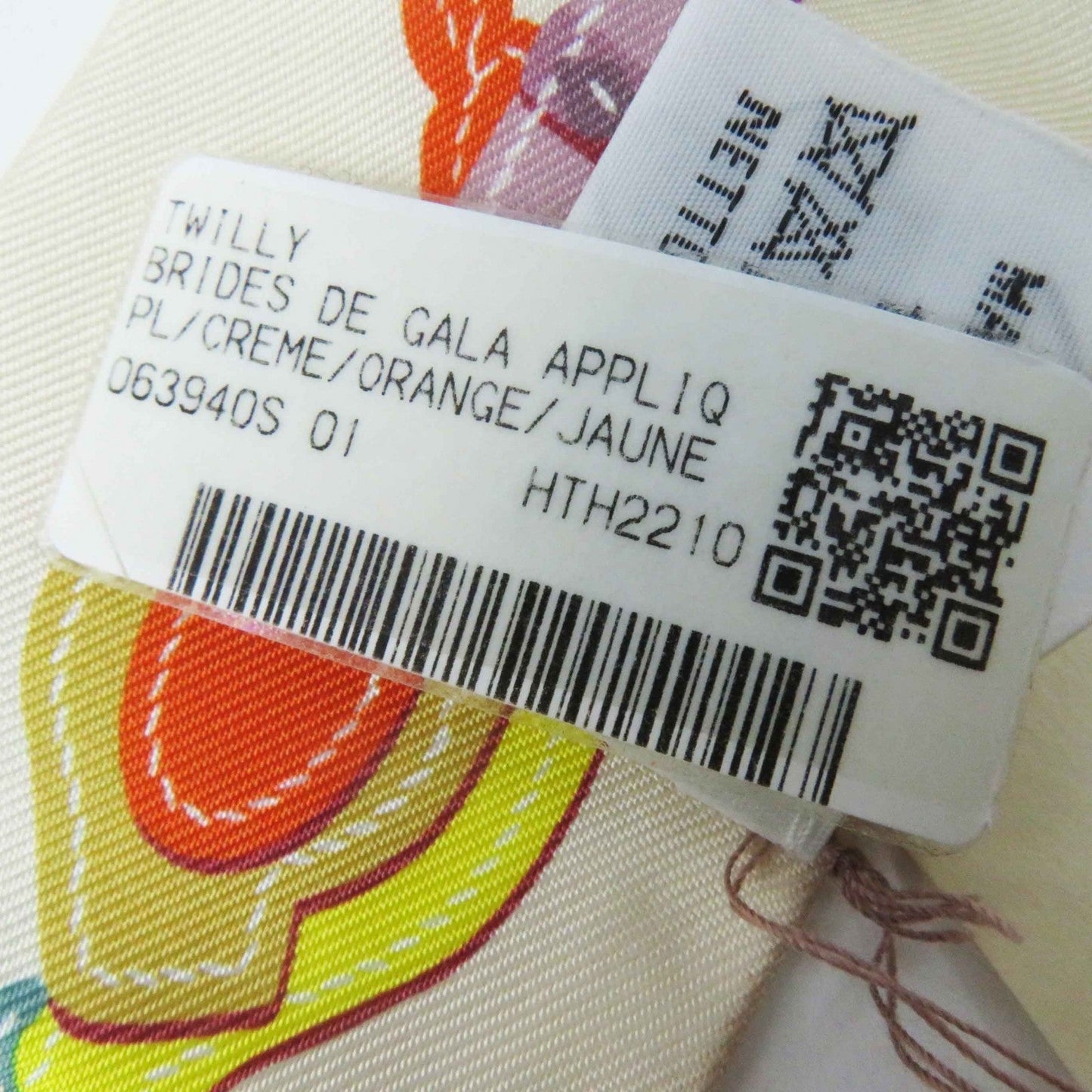 HERMES scarf Main: 100% silk multicolor Twilly BRIDES de GALA Ceremony Bridle Women Used