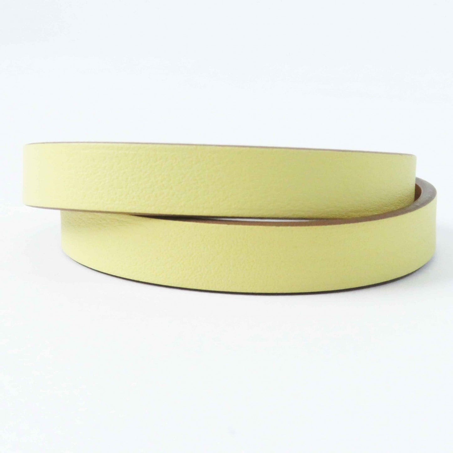 HERMES bracelet Main: Leather yellow Mini Kelly Double Tour Women Used