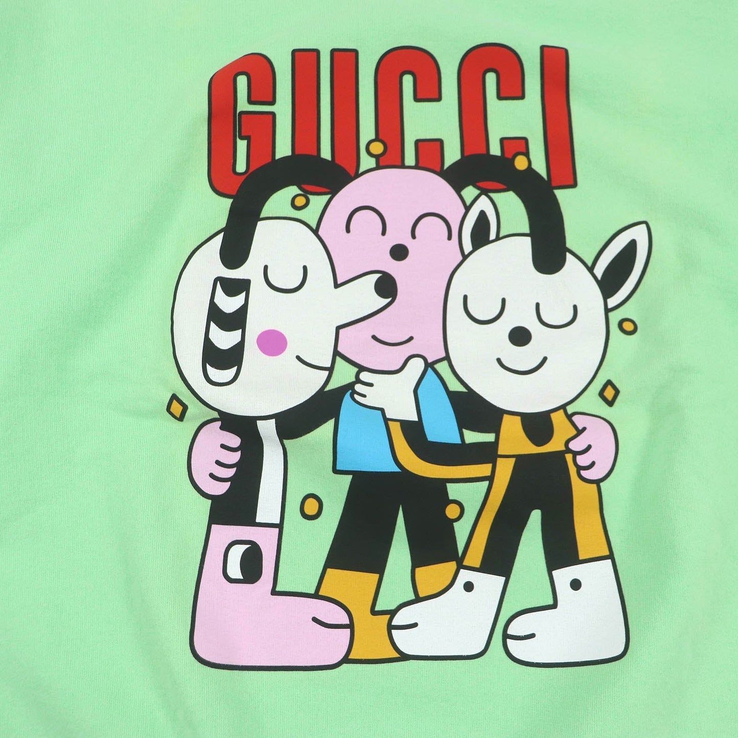 GUCCI sweat 700119 Main: 100% cotton, part: 97% cotton, part: 3% polyurethane mint mens XL Used