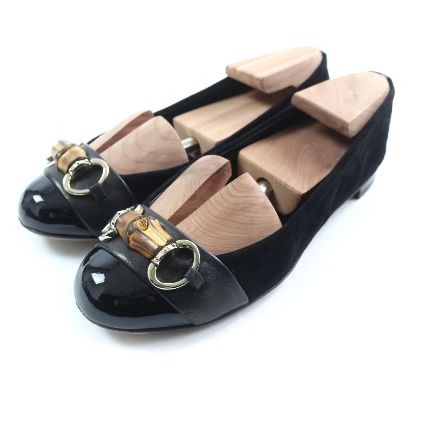 GUCCI pumps 270311 Main: Suede leather black Women 35 Used