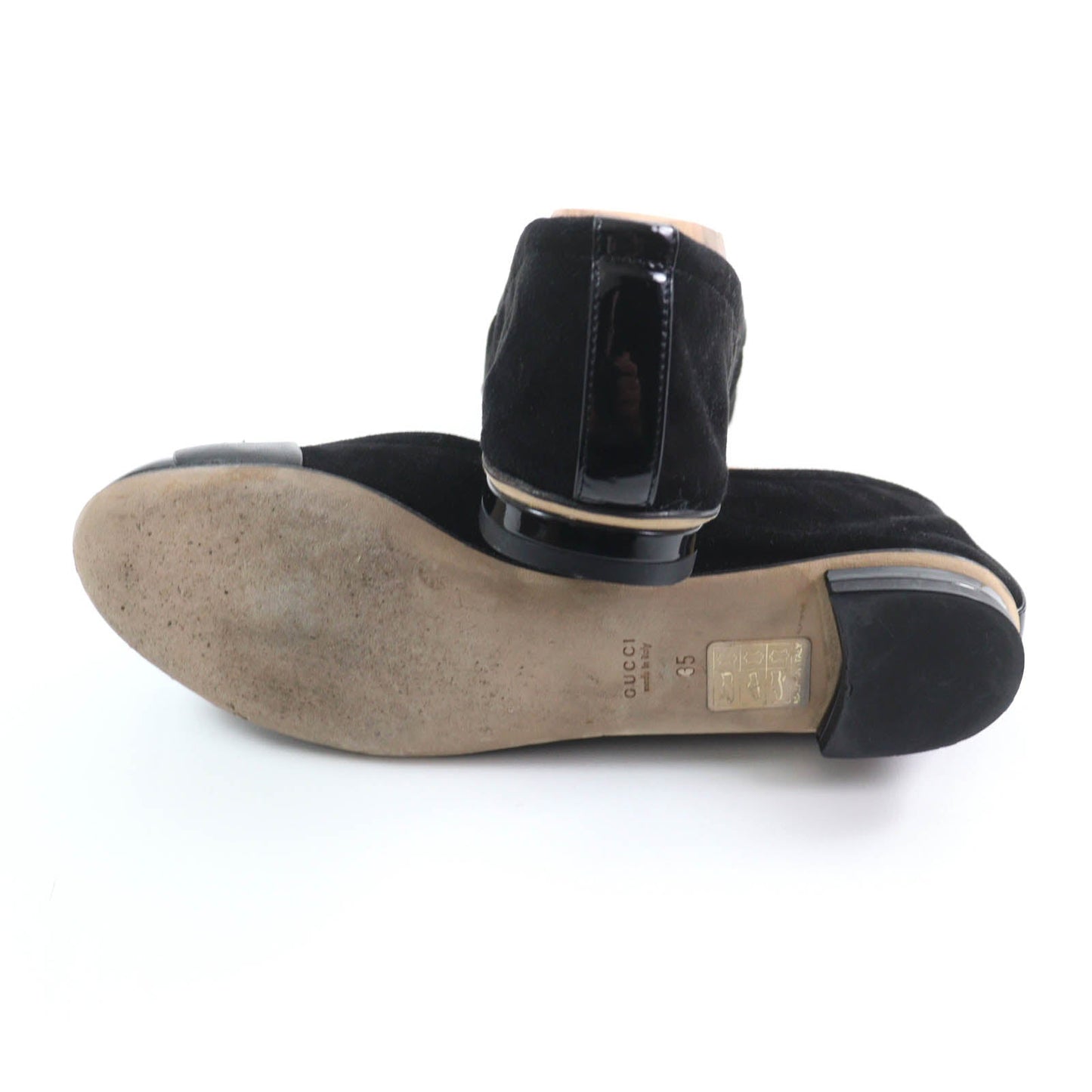 GUCCI pumps 270311 Main: Suede leather black Women 35 Used