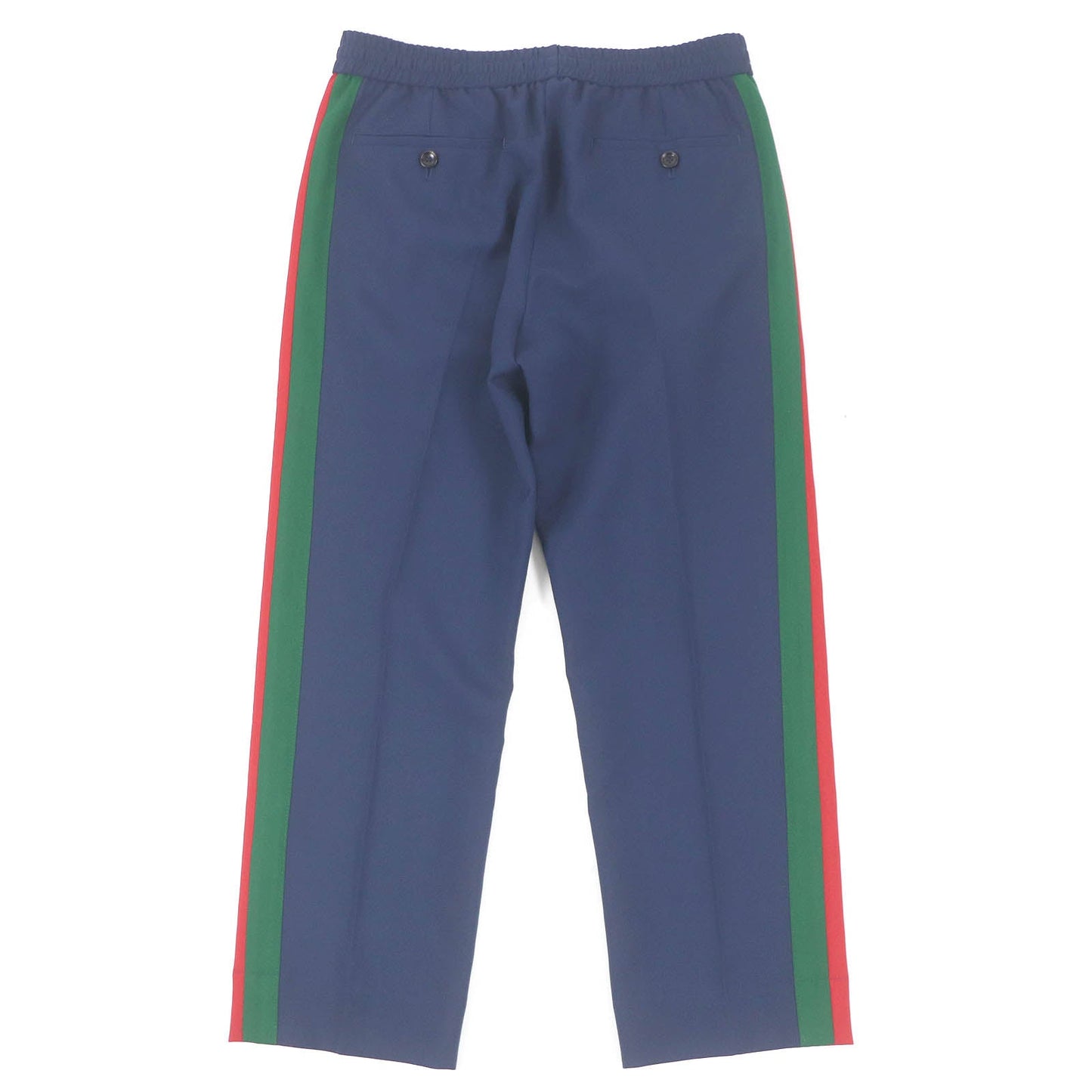 GUCCI Pants 493714 Outer: 83% wool, Outer: 17% mohair, Lining: 100% cotton Navy mens 44 Used