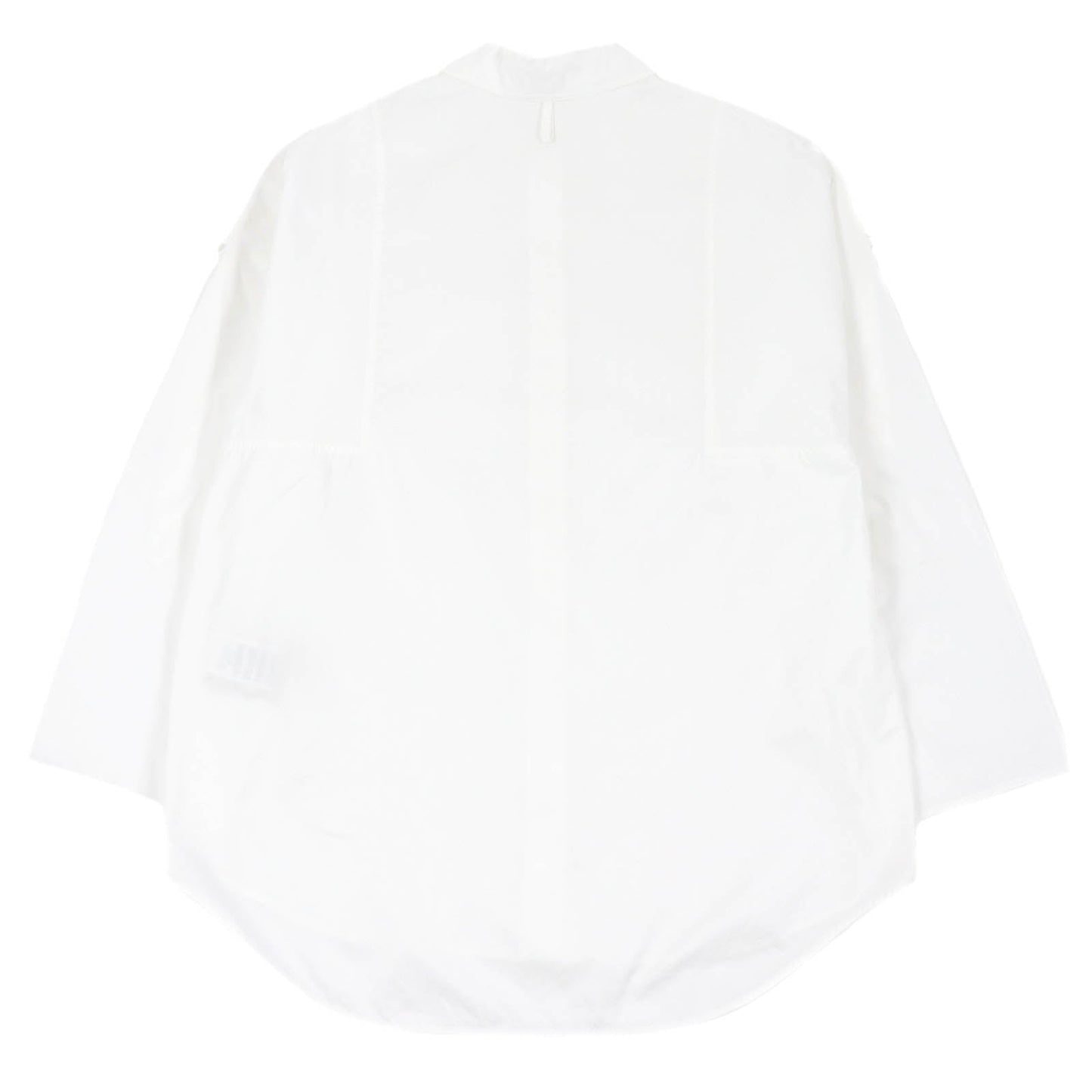 HERMES Long sleeve shirt Main: 100% cotton, Part: 100% polyester white mens 36 Used