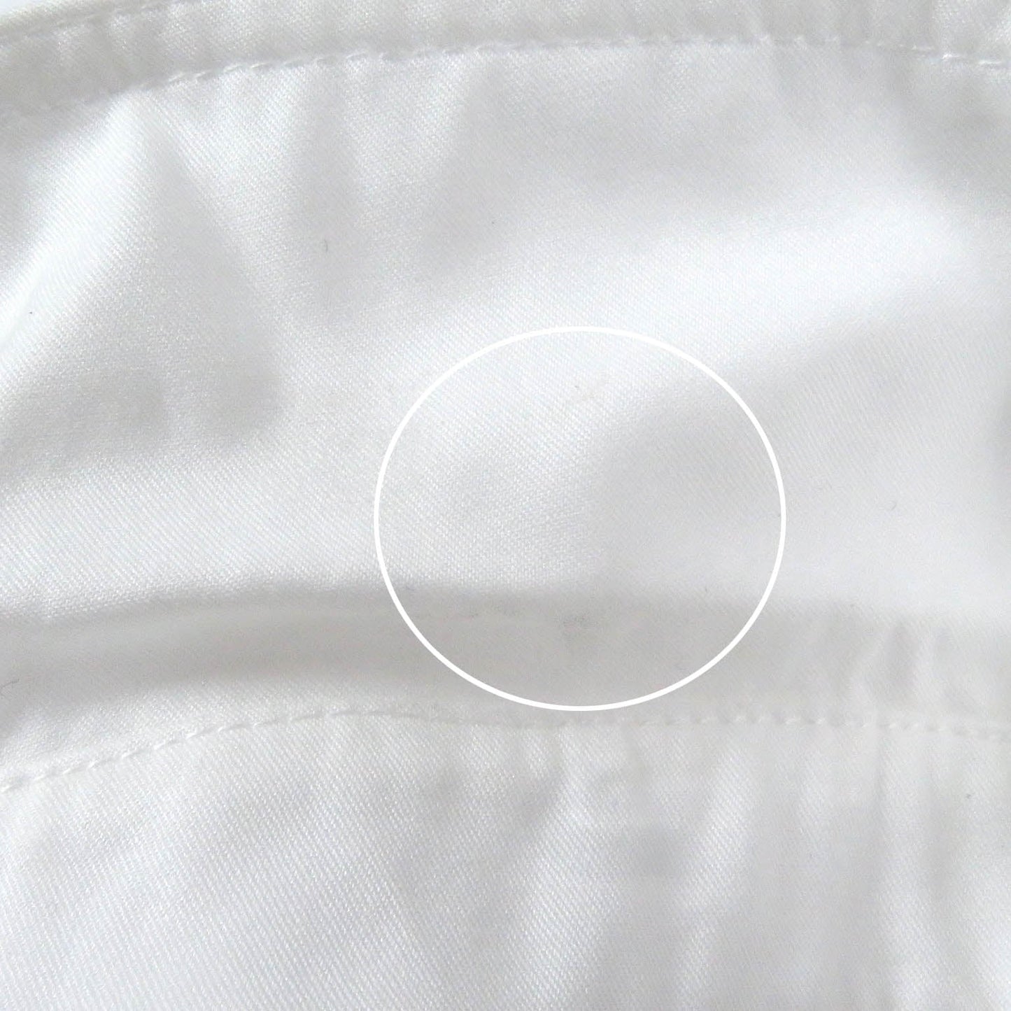 HERMES Long sleeve shirt Main: 100% cotton, Part: 100% polyester white mens 36 Used