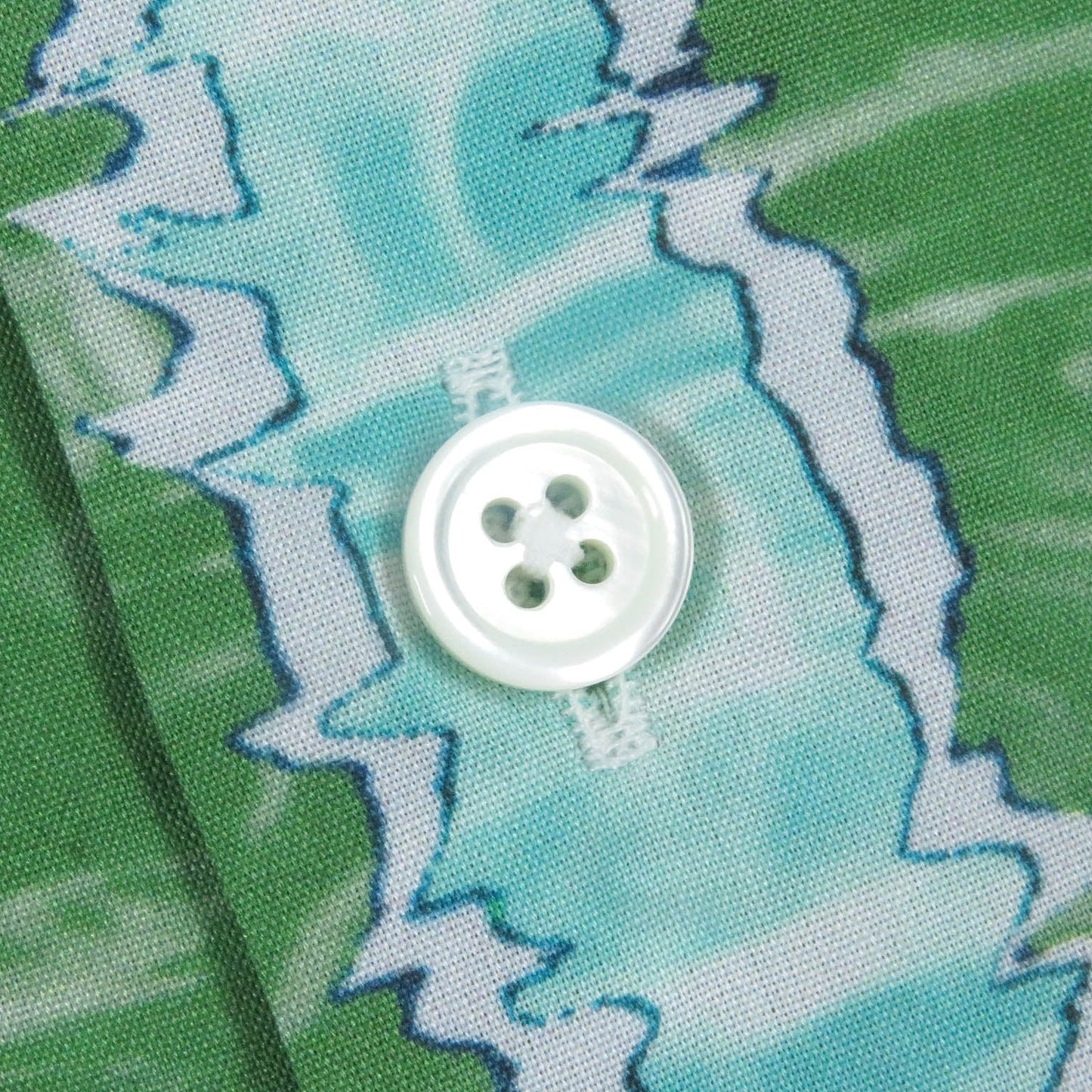 HERMES Long sleeve shirt Main: 100% cotton Blue type mens 38 Used