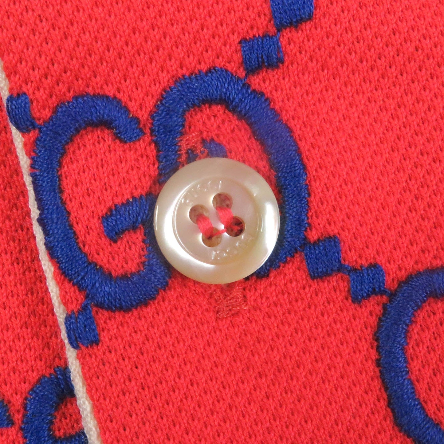 GUCCI Short sleeve polo shirt 753572 cotton Red S