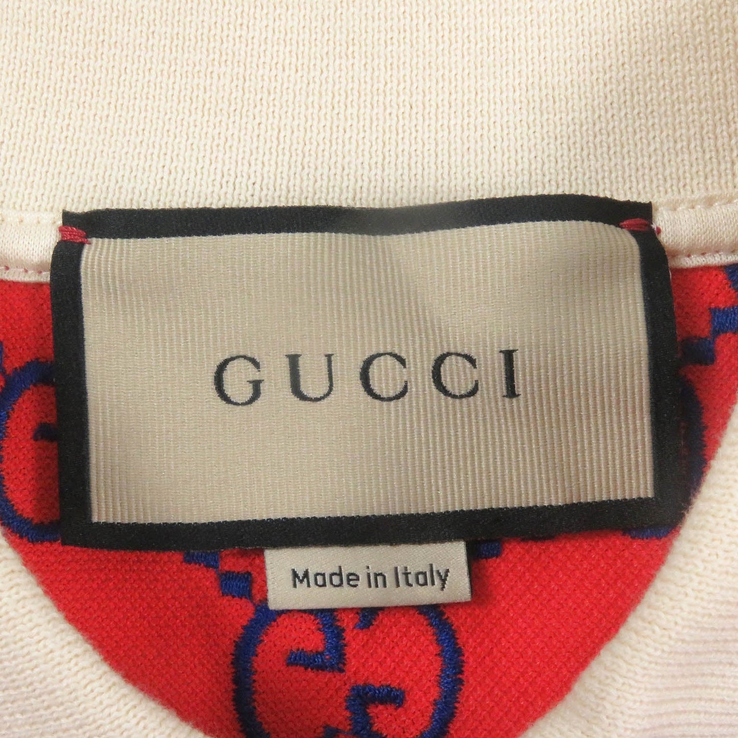GUCCI Short sleeve polo shirt 753572 cotton Red S
