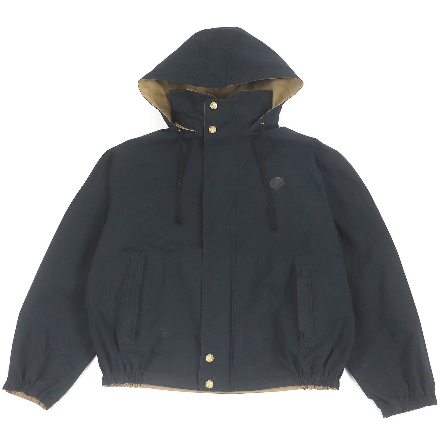 GUCCI Military jacket 609509 Main: 50% cotton, Main: 50% nylon, Part: Cowhide Beige black mens 50 Used