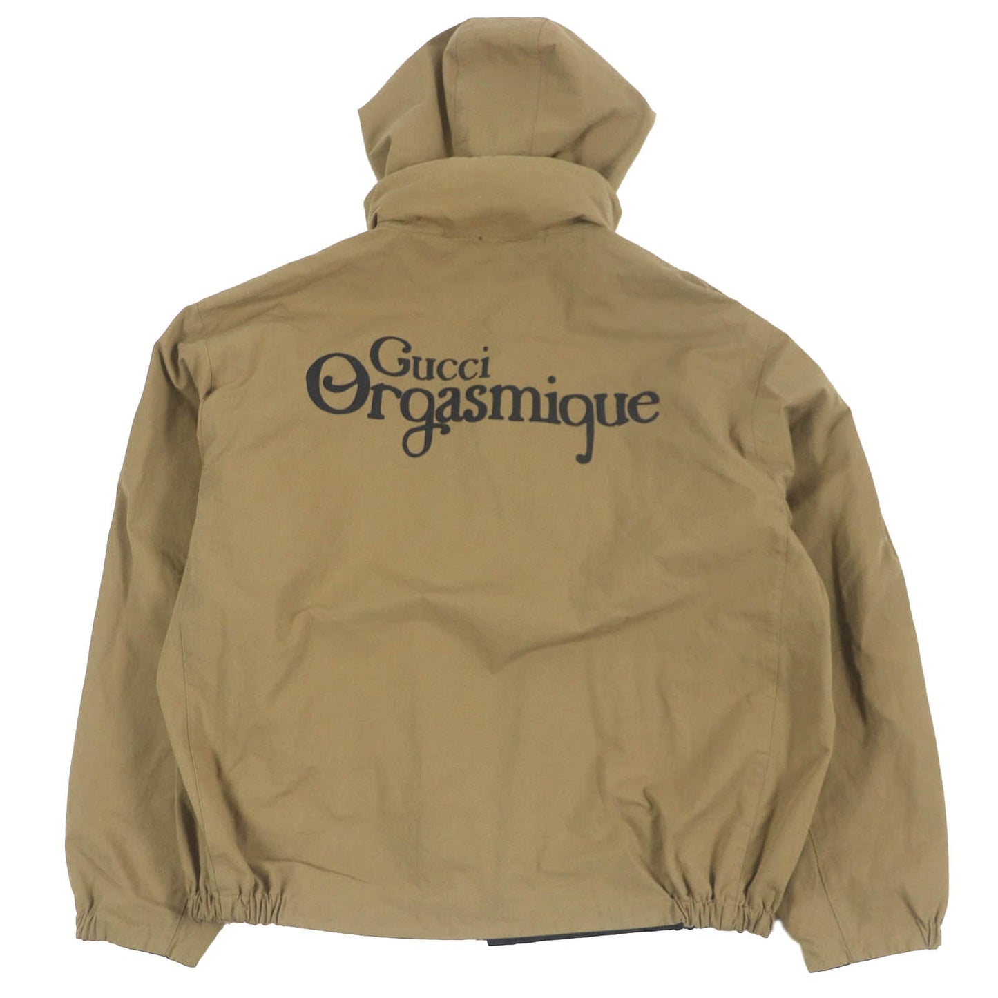 GUCCI Military jacket 609509 Main: 50% cotton, Main: 50% nylon, Part: Cowhide Beige black mens 50 Used