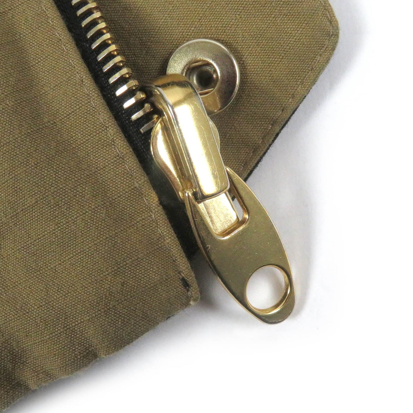 GUCCI Military jacket 609509 Main: 50% cotton, Main: 50% nylon, Part: Cowhide Beige black mens 50 Used
