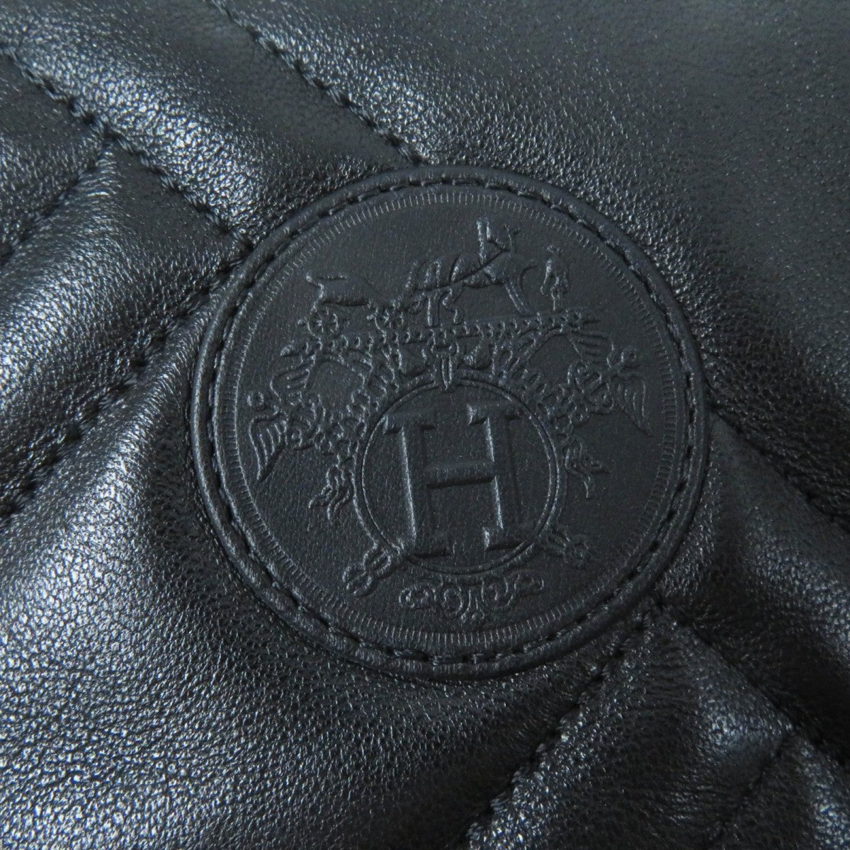HERMES boots 222048 leather black Fuji 36.5