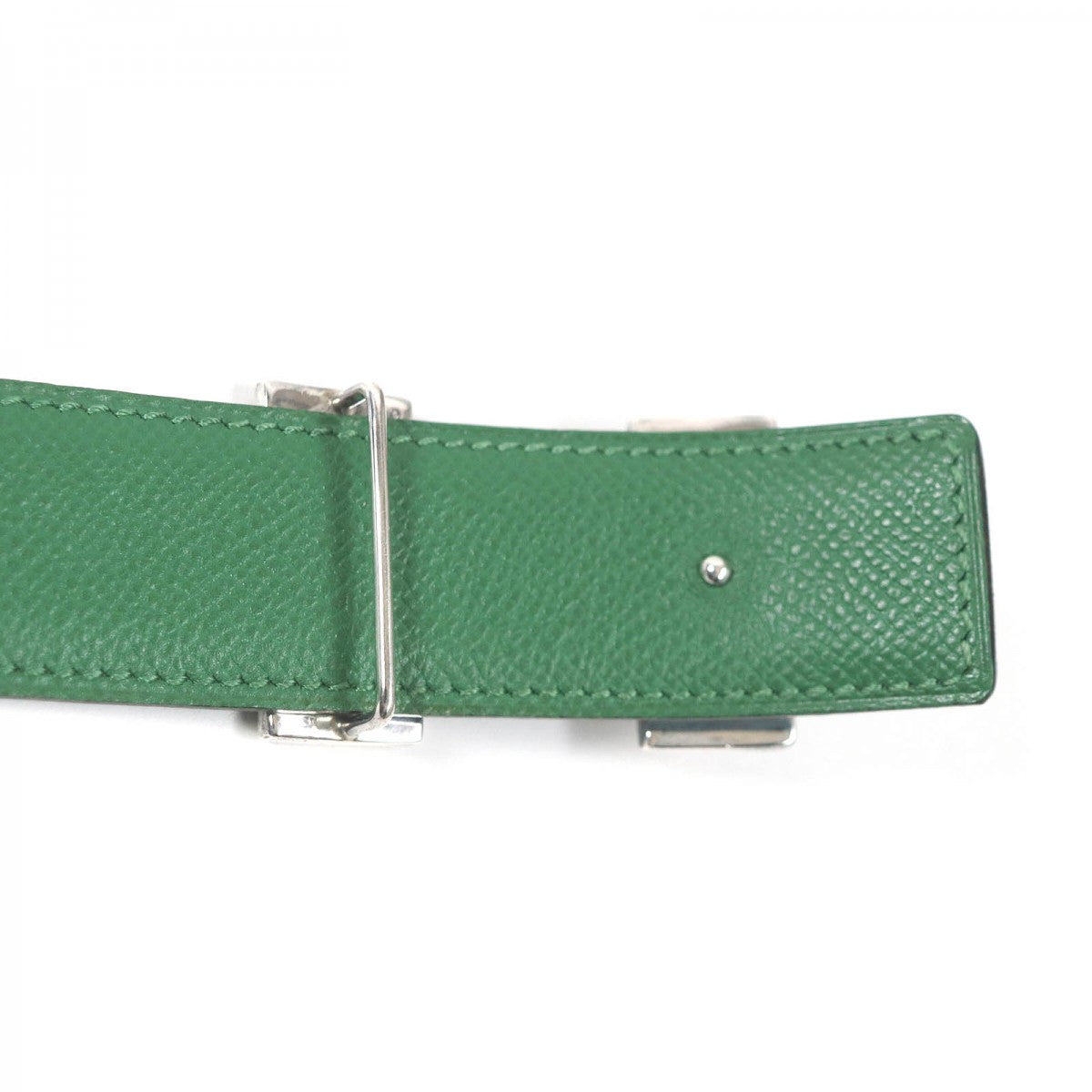 HERMES belt Main: Leather Light blue green mens Used