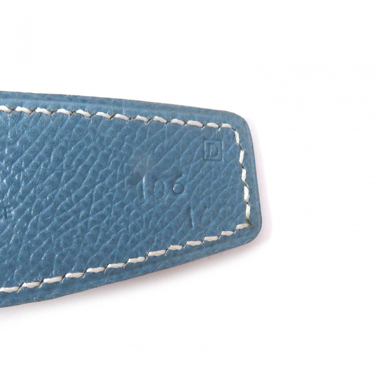 HERMES belt Main: Leather Light blue green mens Used