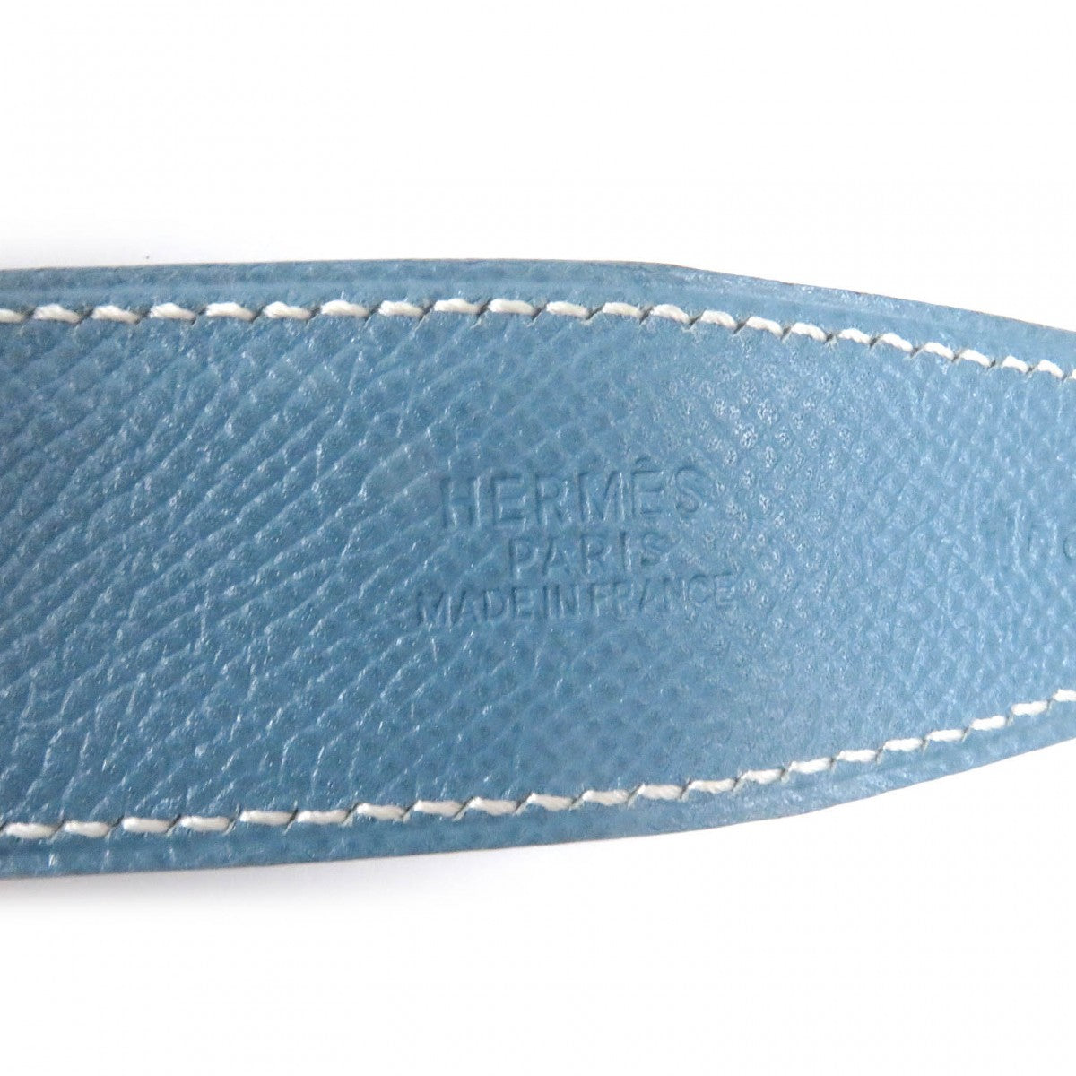 HERMES belt Main: Leather Light blue green mens Used