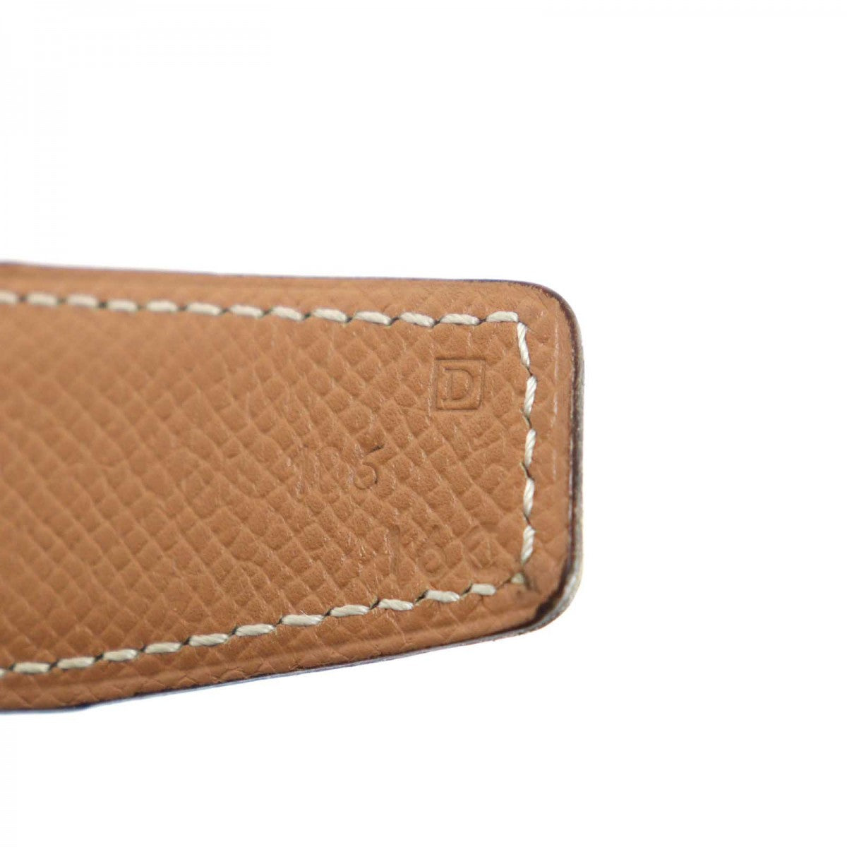 HERMES belt leather Brown