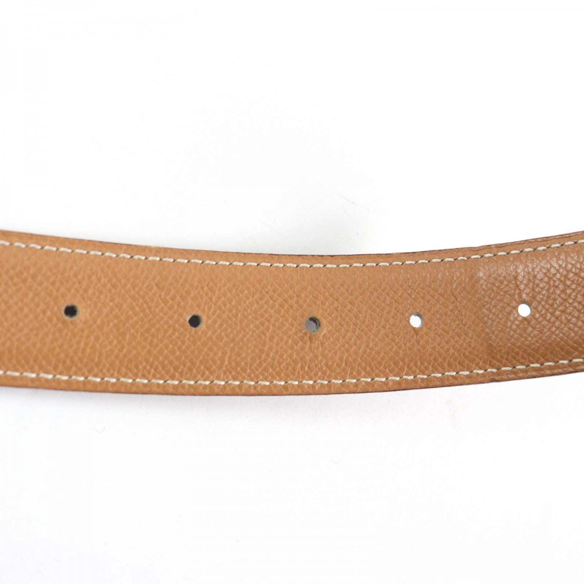 HERMES belt leather Brown