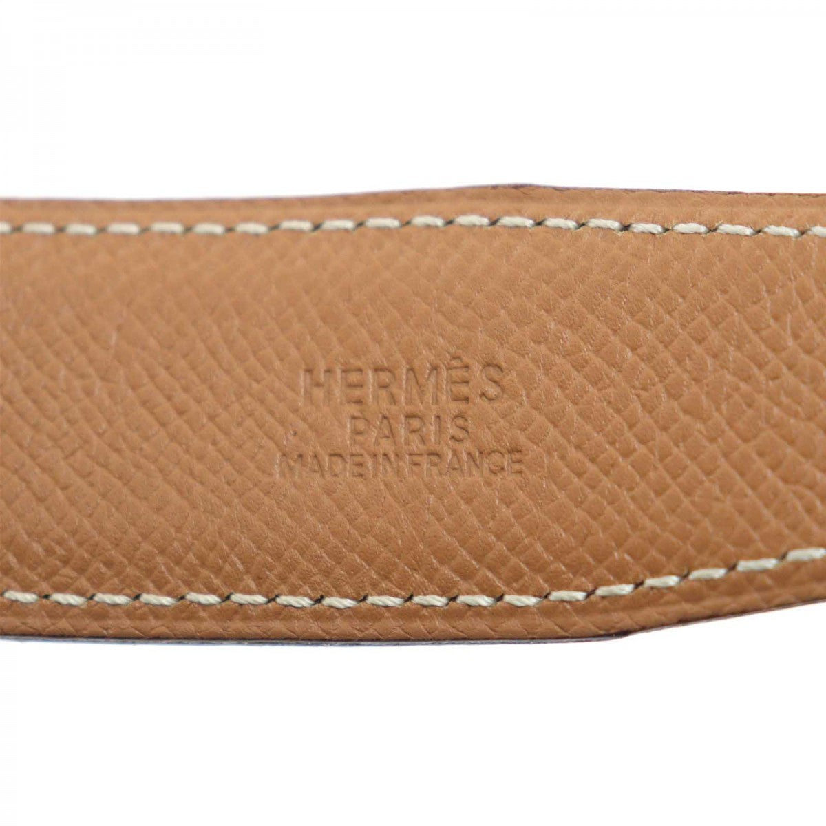 HERMES belt leather Brown