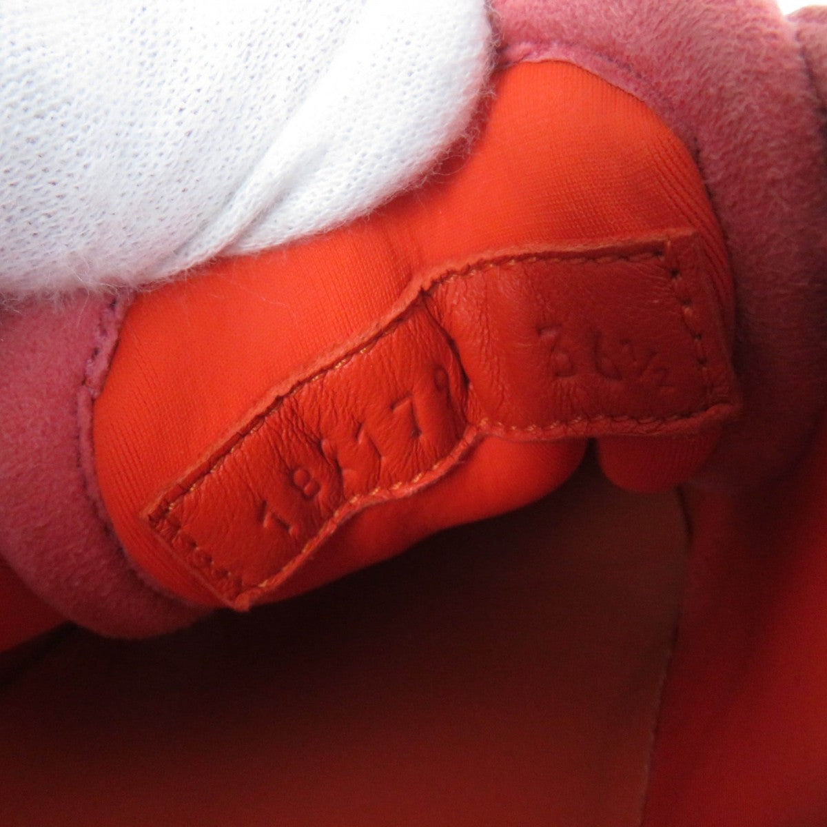 HERMES Low cut sneakers mesh Orange type starter 36.5