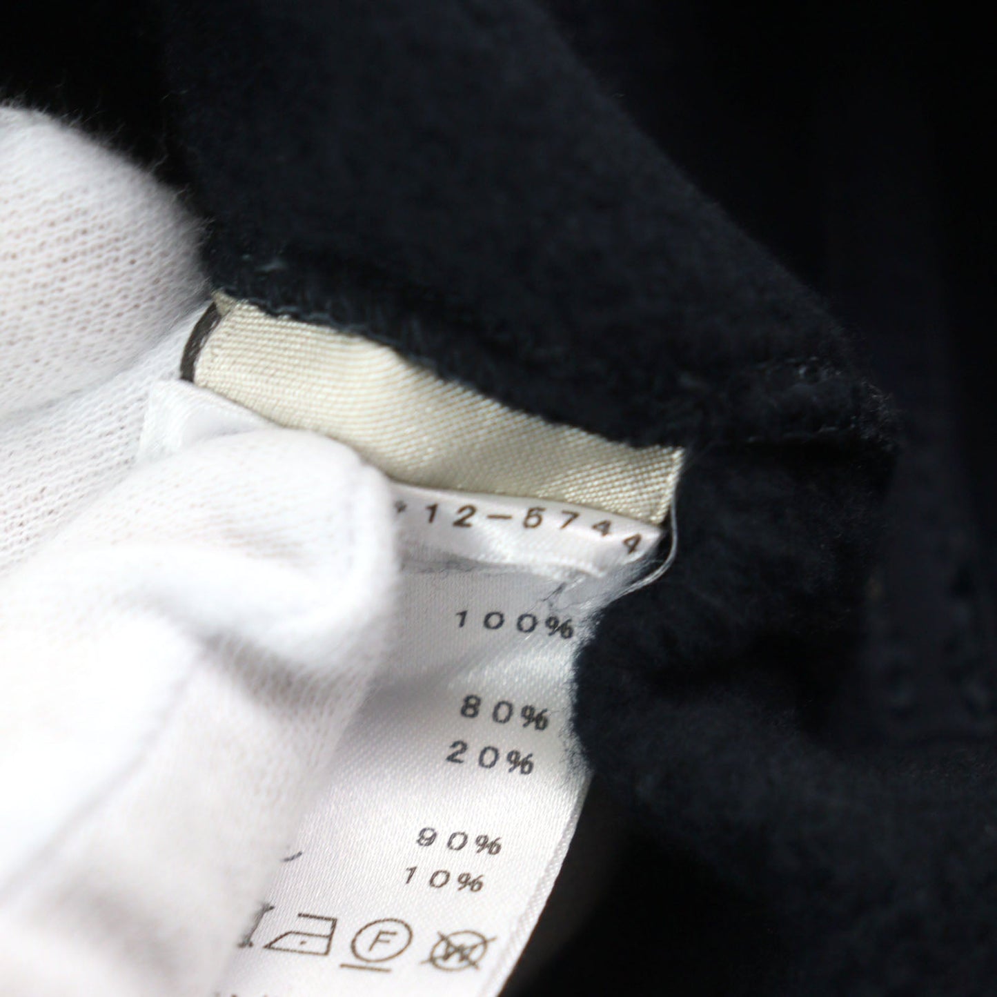 HERMES sweat Main: 100% cotton, part: 80% nylon, part: 20% polyurethane, part: 90% cotton, part: 10% polyurethane Navy mens XL Used