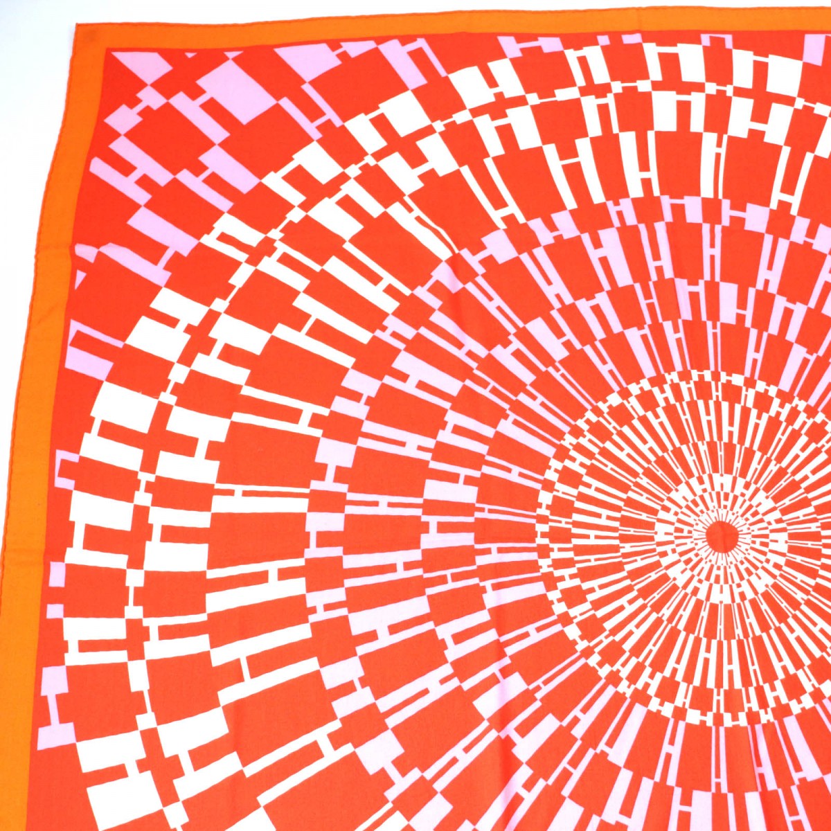 HERMES Stall Main: 70% cashmere, Main: 30% silk Multi Caregean Women Used