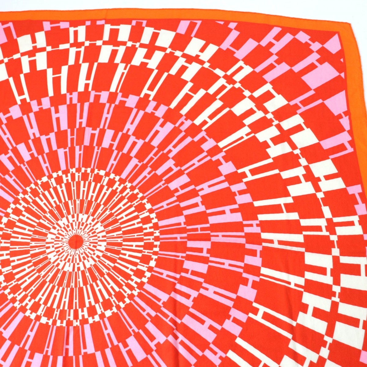 HERMES Stall Main: 70% cashmere, Main: 30% silk Multi Caregean Women Used