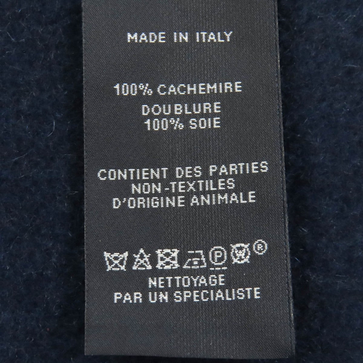 HERMES Scarf H259096S Main: 100% cashmere blue Allumet Pocket Women Used