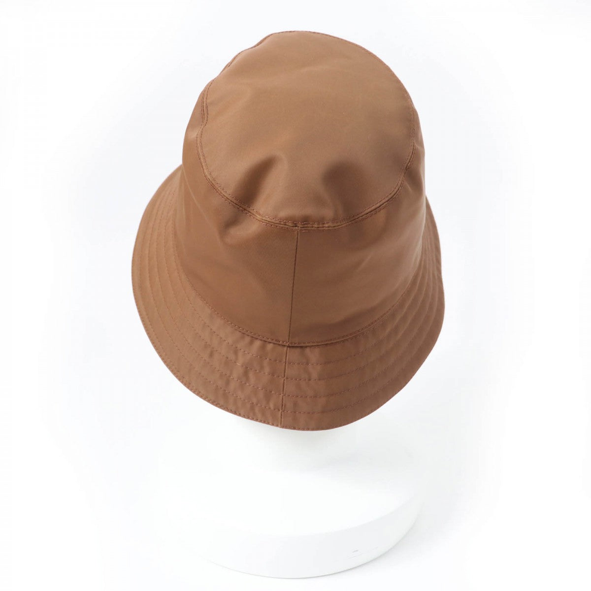 HERMES hat H231081N Nylon Brown Fred 57