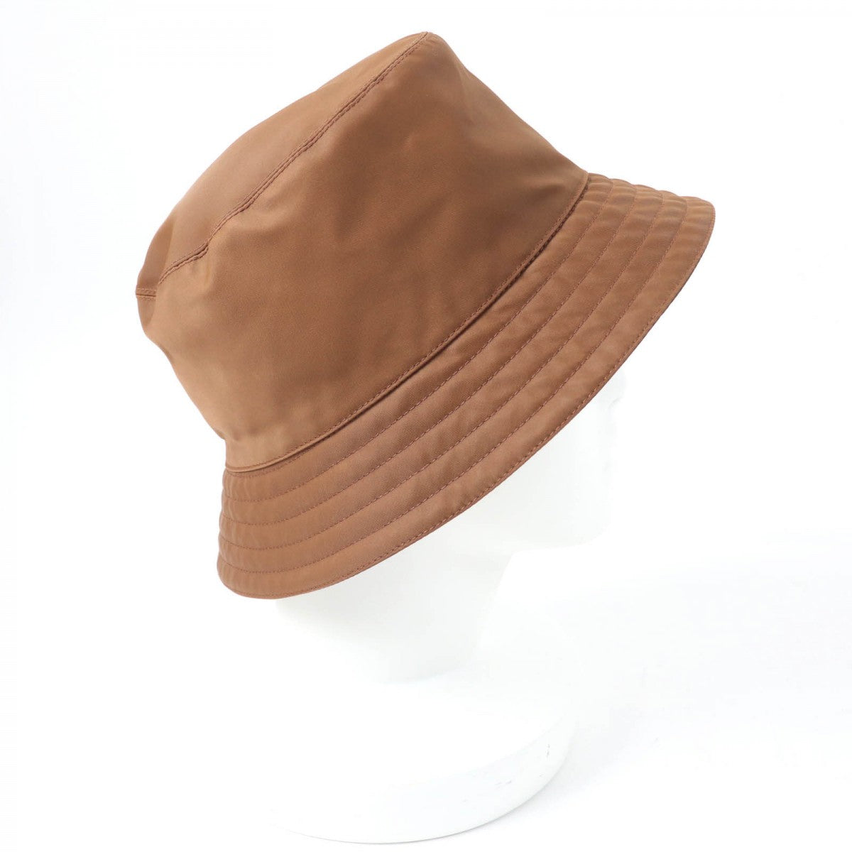 HERMES hat H231081N Nylon Brown Fred 57