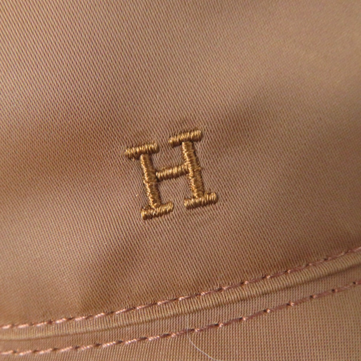 HERMES hat H231081N Nylon Brown Fred 57