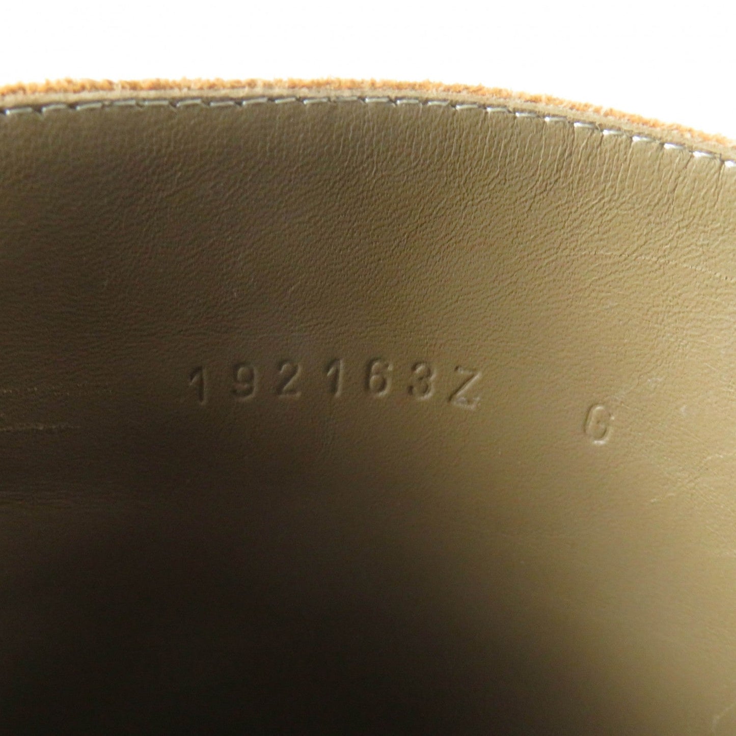 HERMES Knee-high boots Main: Suede leather light brown Versailles Women 36 Used