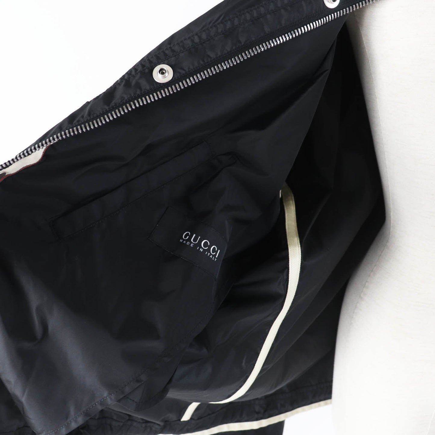 GUCCI Hoodie Outer material: nylon 100% black Women 46 Used