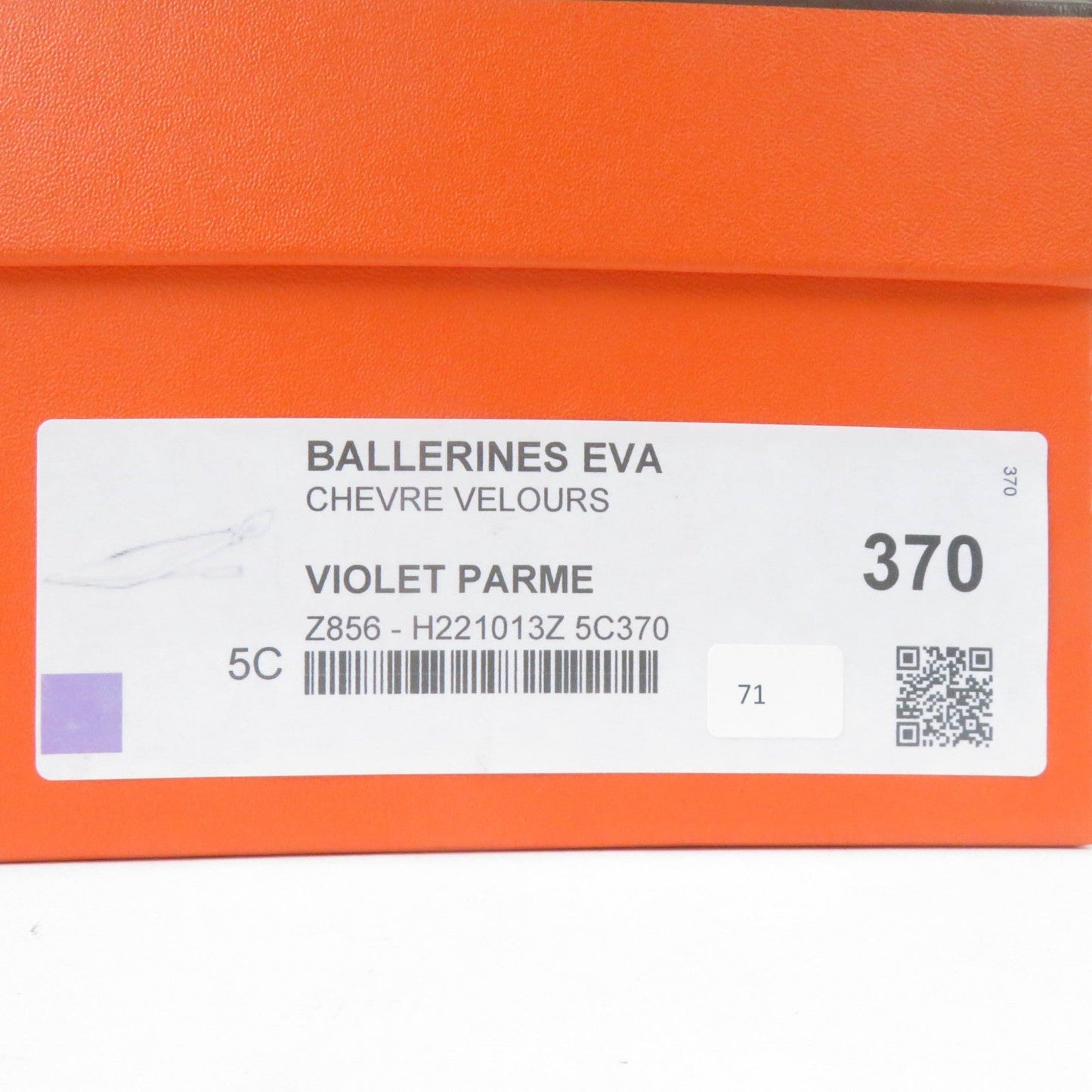 HERMES pumps Main: Suede leather purple Eva Women 37 Used
