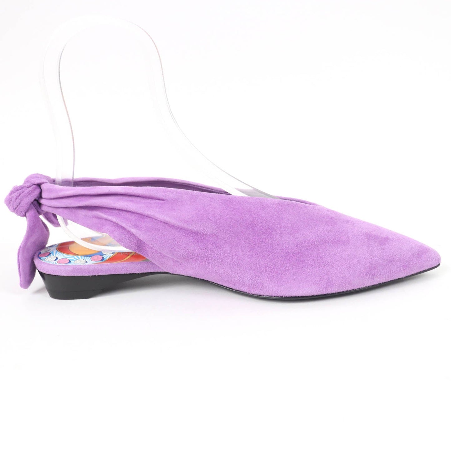 HERMES pumps Main: Suede leather purple Eva Women 37 Used