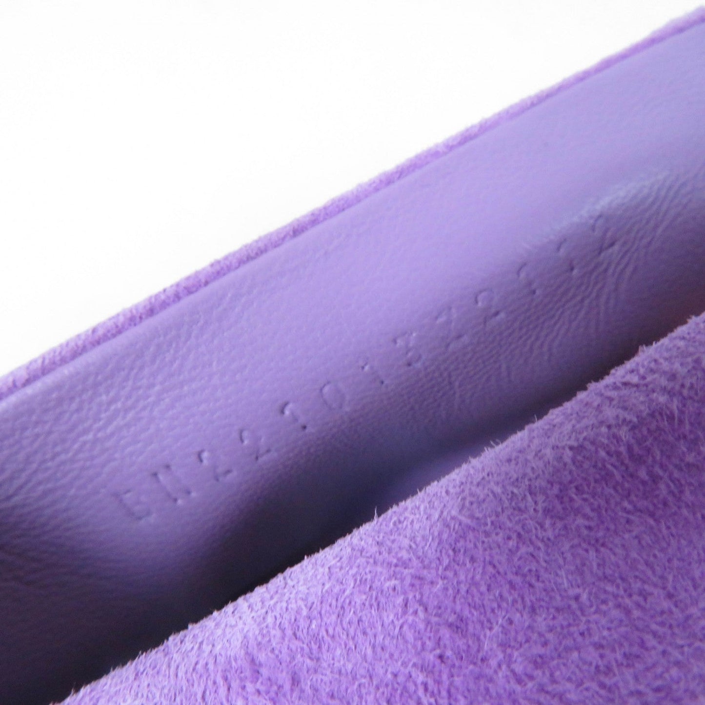 HERMES pumps Main: Suede leather purple Eva Women 37 Used