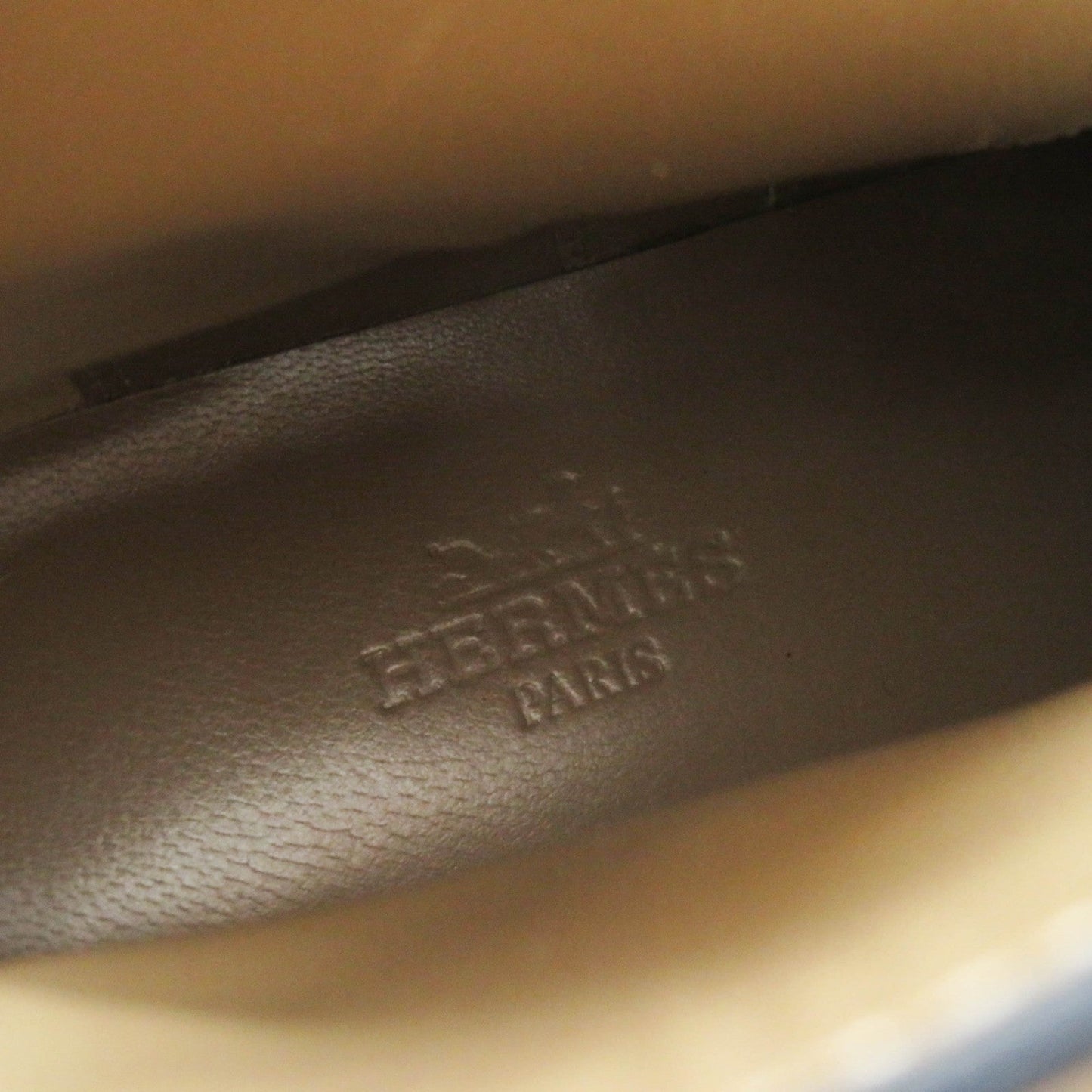 HERMES short boots leather black Neo 35 1/2