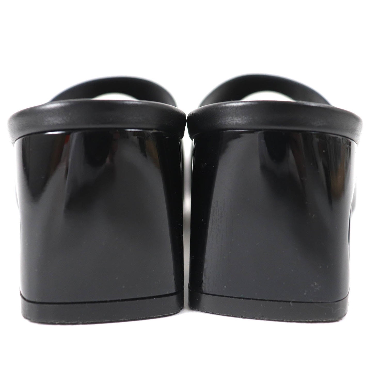 HERMES Mule 221023Z Main: Leather black Area Lab Women 37 Used