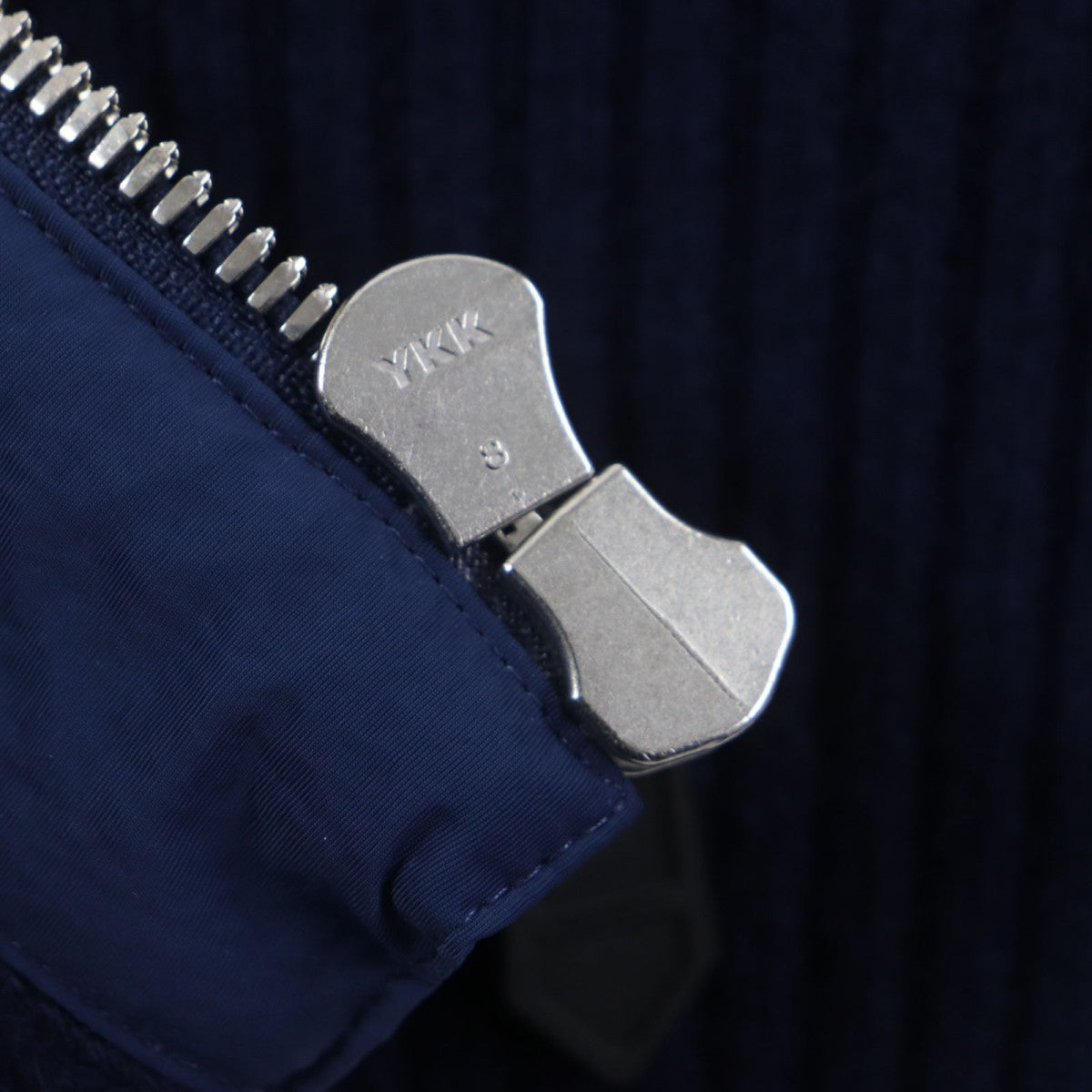 HERMES Down jacket Nylon Navy 46