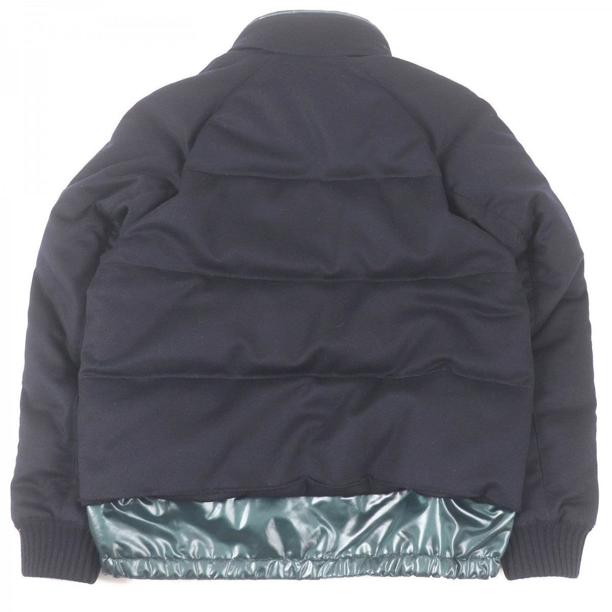 HERMES Down jacket cashmere Navy 46
