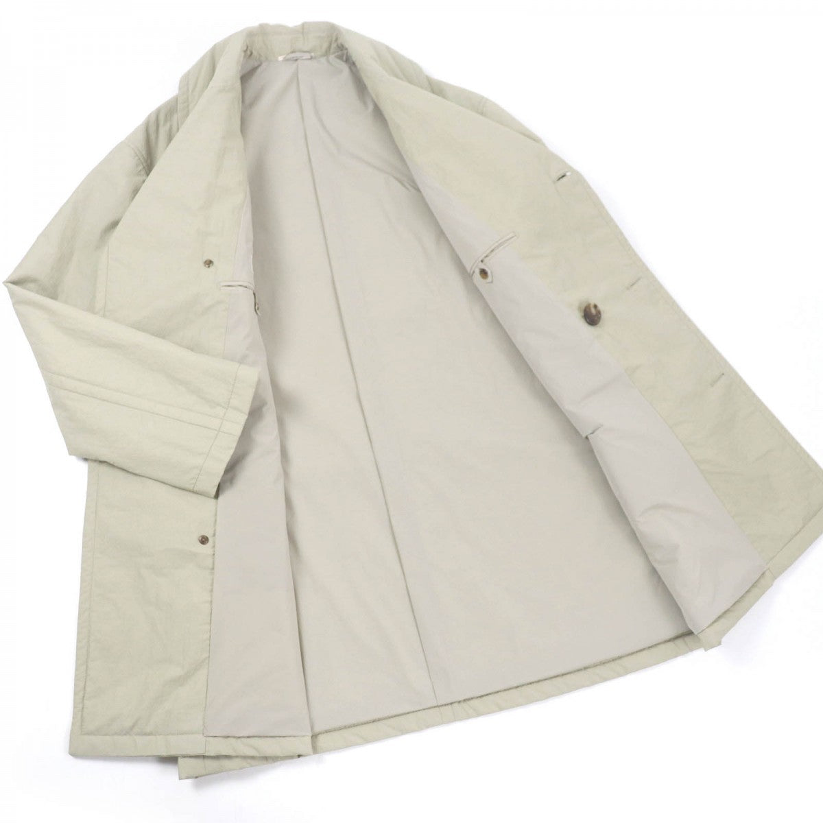 HERMES coat Nylon khaki 44